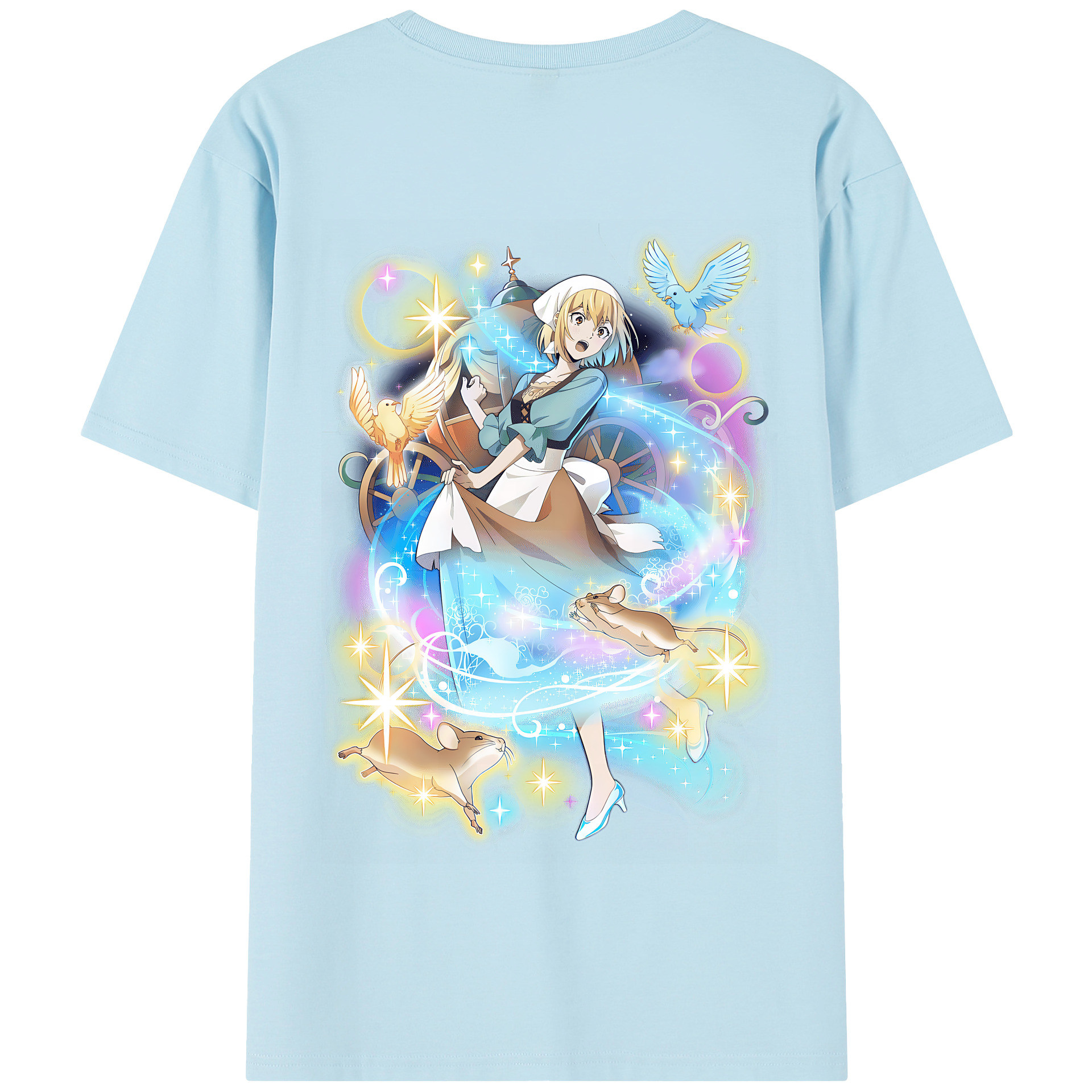（画像用） 文豪ストレイドッグス Bungo Stray Dogs 綿100％半袖Tシャツ（背面プリント）